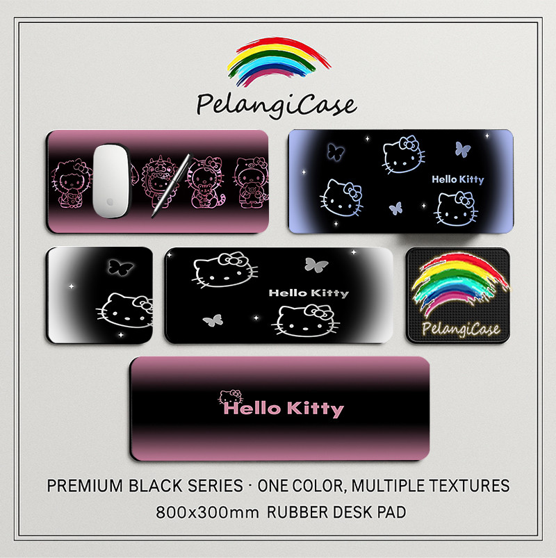 PelangiCase Gaming Mouse Pad Aesthetic Anime Custom Karet Desk Mat Large