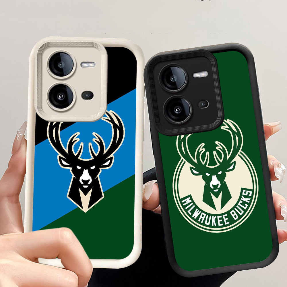Lembut Casing untuk VIVO Y17S Y28 V25 V25E Y28s Y400 V60 5G Kasus CF38 Milwaukee Bucks
