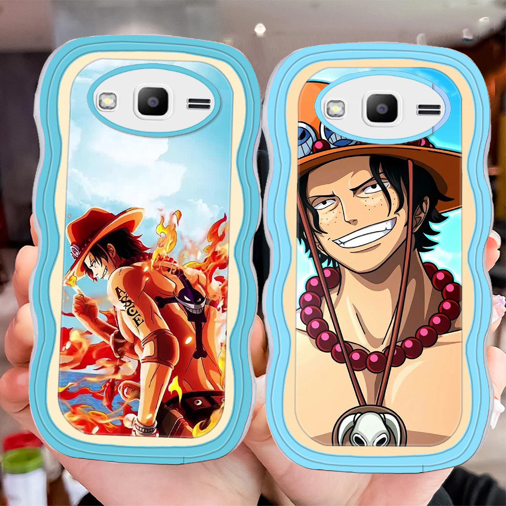 D-18 One Piece Ace Transparan Casing untuk Samsung J5 J7 J2 J3 J6 J4 Prime Pro Plus 2015 2016 2017 C