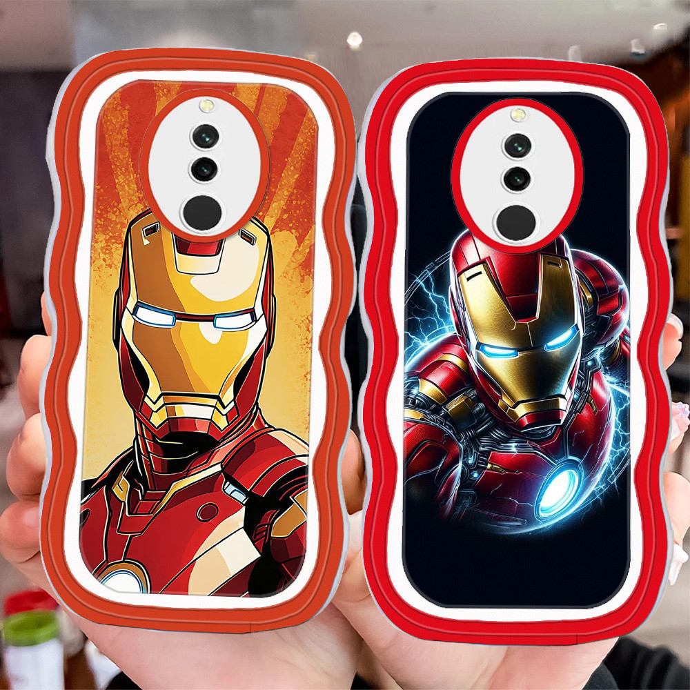 D-102 Iron Man Transparan Casing untuk Xiaomi Redmi Note 8A 4 8 4X Pro Case