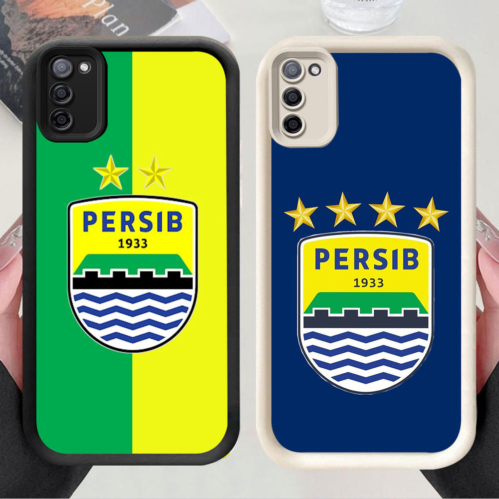 TS-28 Persib Bandung Shockproof Casing untuk Samsung A03S A31 M21 A71 M02S A51 F02S M30S A02S S20 FE