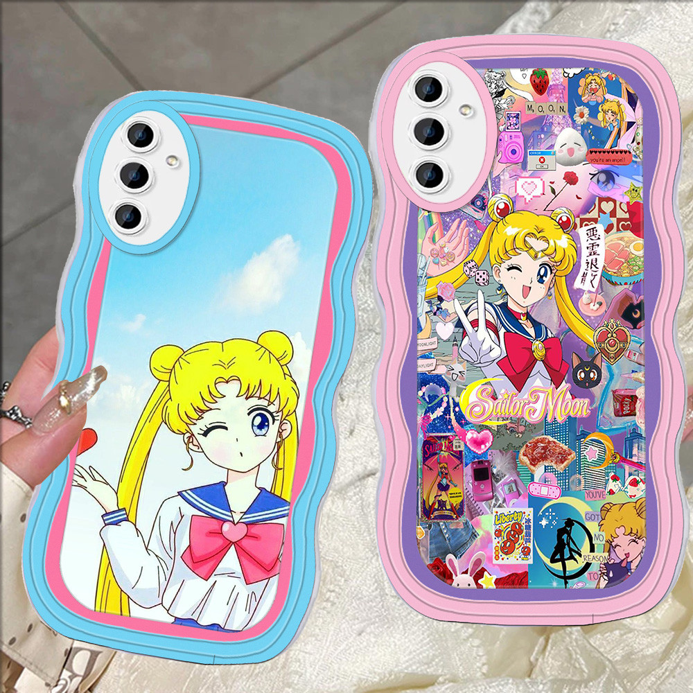 D-25 Sailor Moon Transparan Casing untuk Samsung A52S A72 A33 A52 A53 A13 A32 A23 5G Case