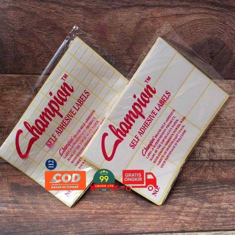 

Label Champiom/Label undangan/label sticker/Tempelan Nama