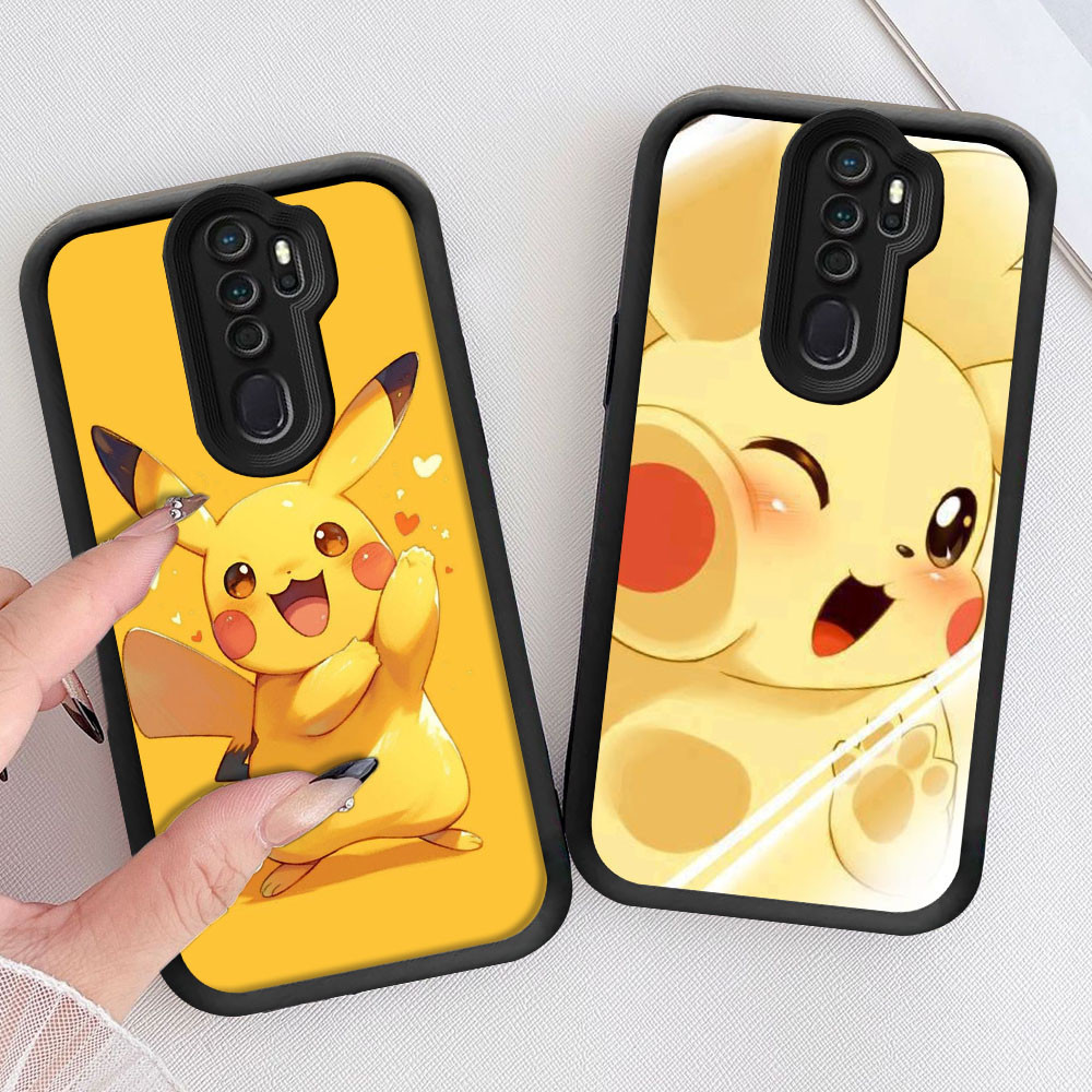 Lembut Casing untuk OPPO Reno F11 A9 2F 2Z A5 2020 Pro Kasus CF47 Pikachu