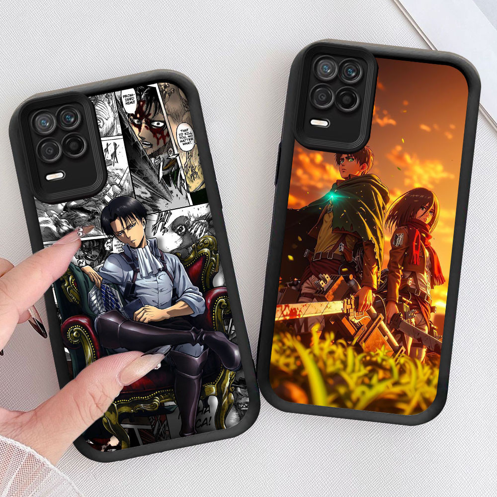 Lembut Casing untuk Realme OPPO A54 8S 8 Pro 5G Kasus CF2 Attack on Titan