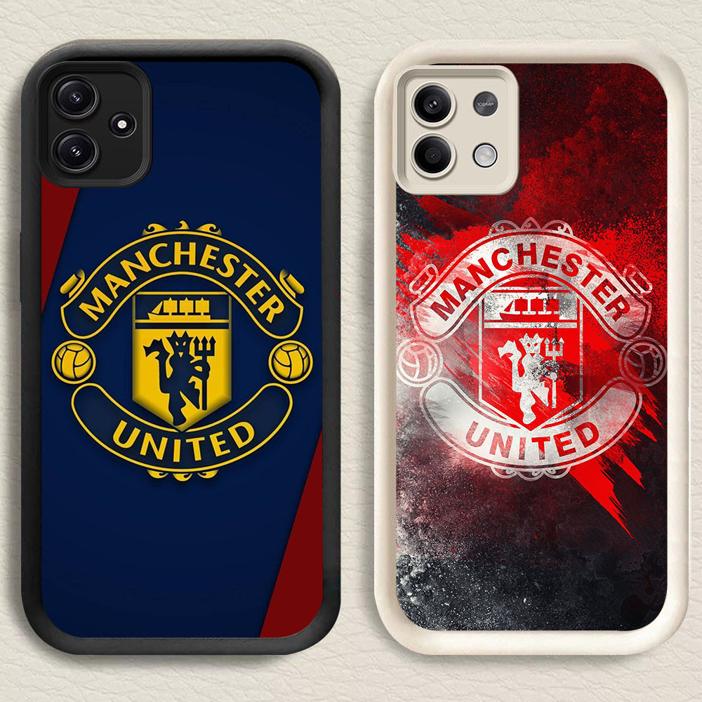 DR-20 Manchester United Soft Casing untuk Xiaomi Redmi Note 12 13 14 Pro