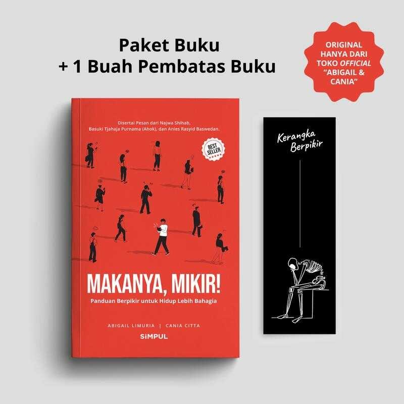 

Makanya, Mikir + 1 Pembatas Buku