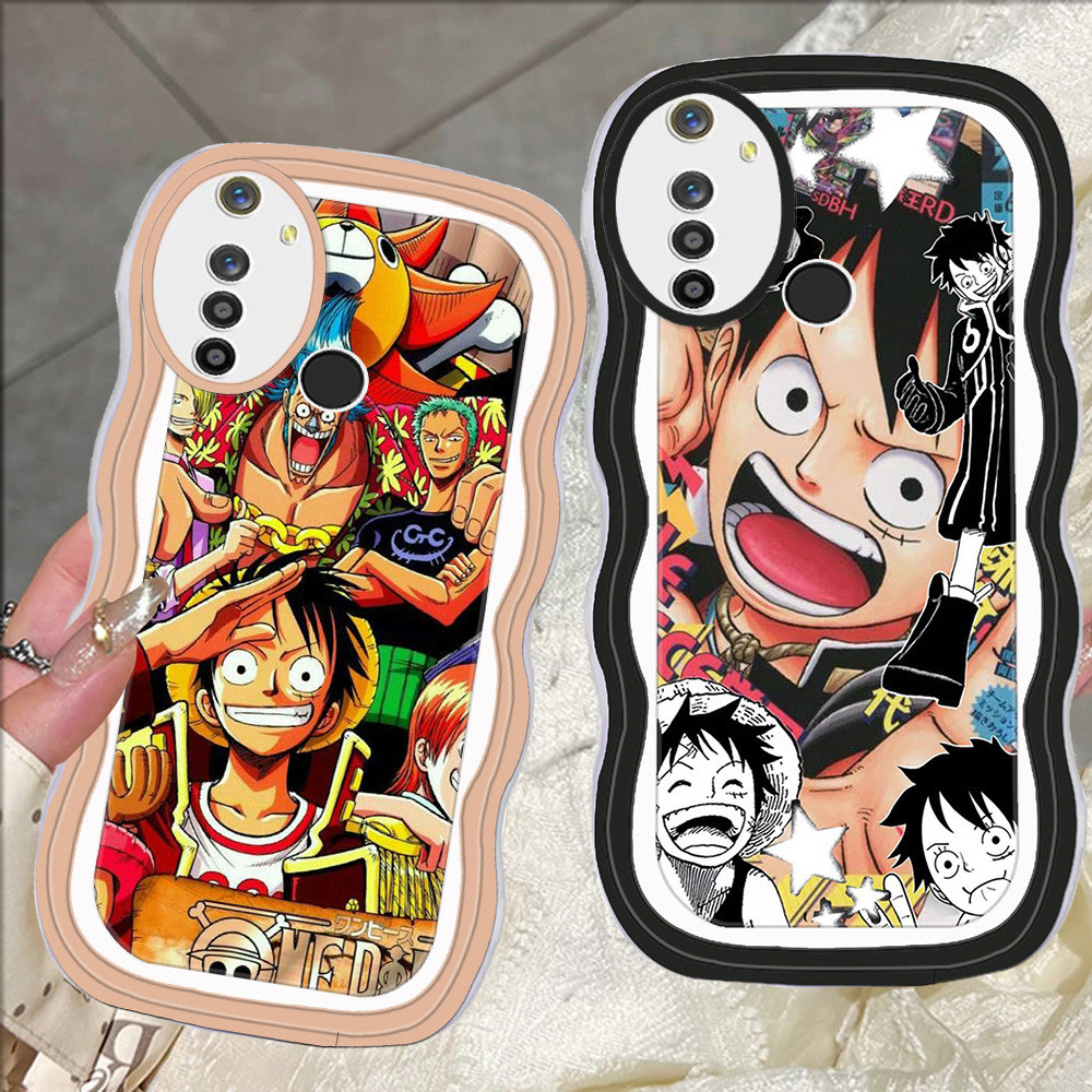 D-23 One Piece Transparan Casing untuk Realme 5s 6s 5 5i 6 3 Pro Case