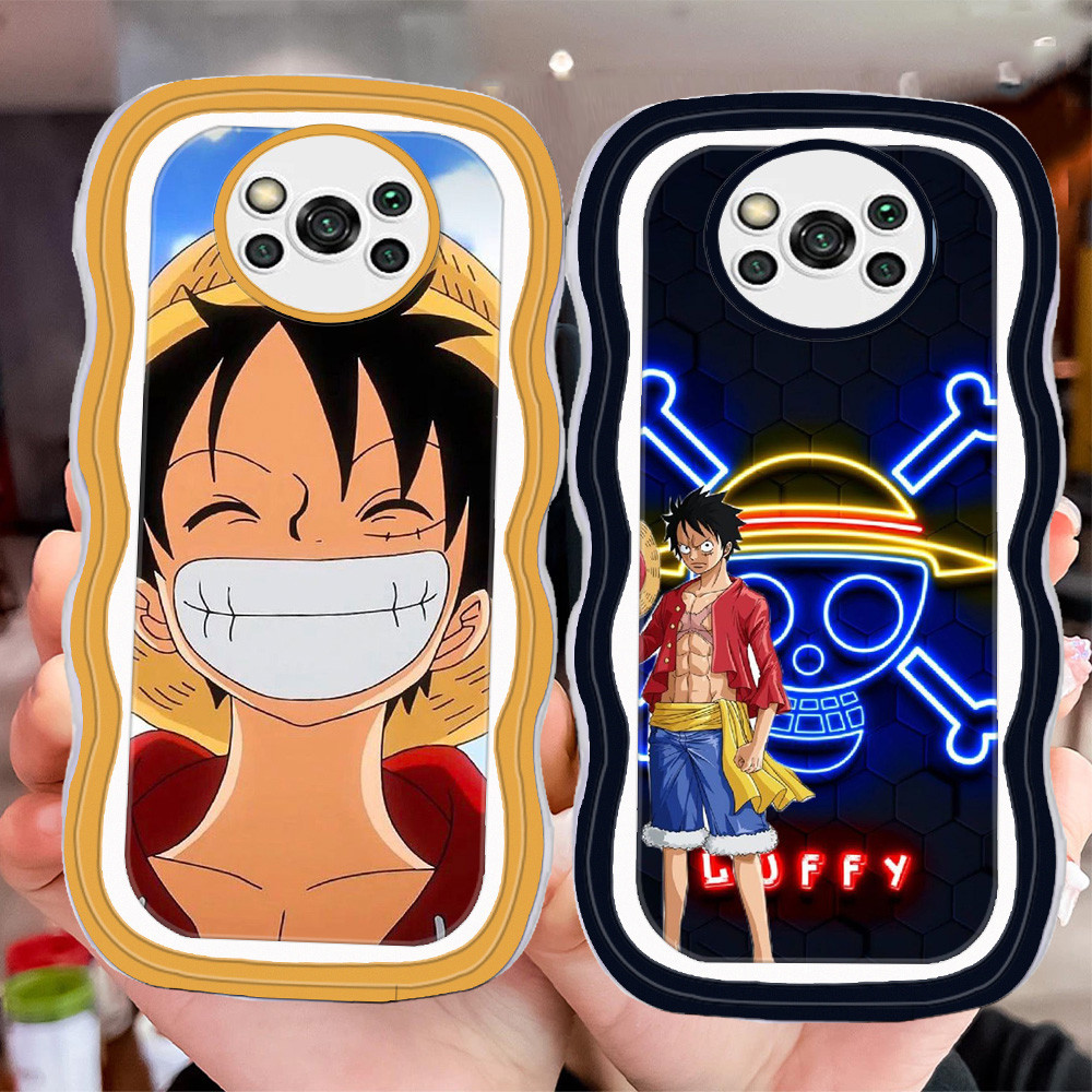 D-82 One Piece Luffy Transparan Casing untuk Xiaomi POCO X3 GT NFC Pro Case