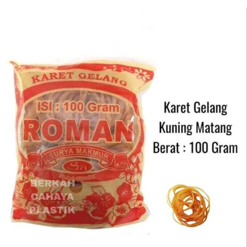 

Kuning Murah Roman Isi 100Gram - Karet Gelang