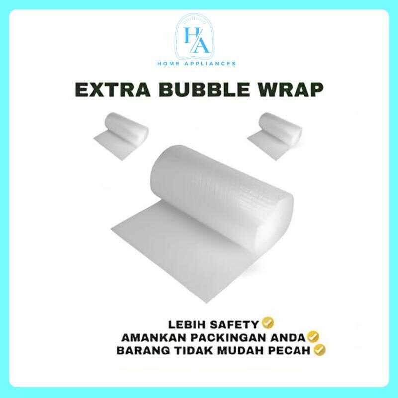 

EXTRA BUBBLE WRAP TEBAL UNTUK TAMBAHAN PACKING