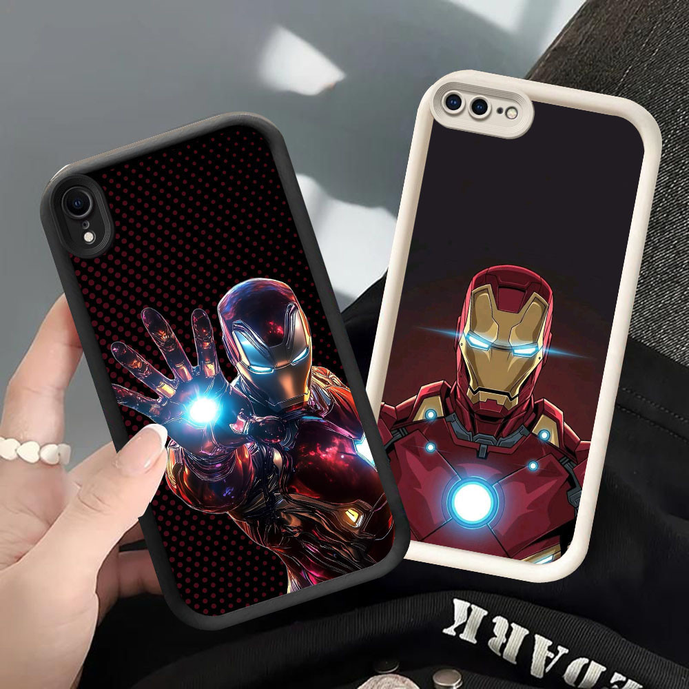 BW-12 Iron Man Luxury Casing untuk iPhone XR X XS 6 7 8 Max Plus