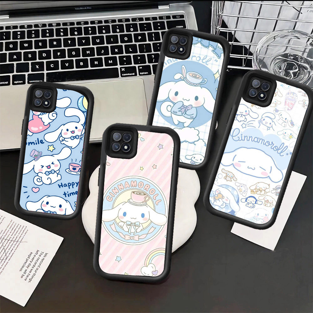 Cinnamoroll Hp Clear Plating Casing untuk OPPO Narzo 8S A54 8 A53 A54S A52 A33 A53S A16s A11S A16 A7