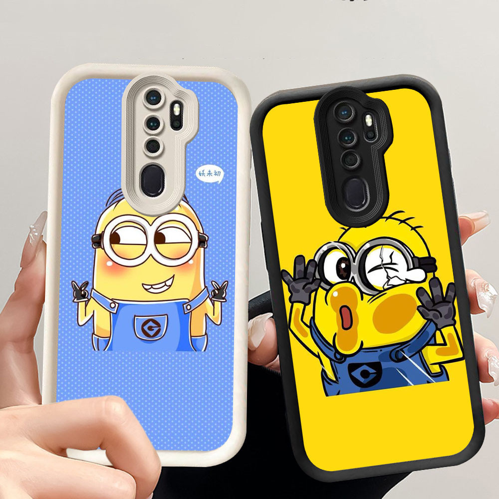 Lembut Casing untuk OPPO Reno F11 A9 2F 2Z A5 2020 Pro Kasus CF39 Minions