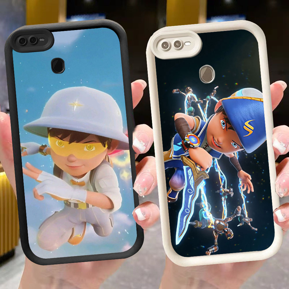 BM-4 Boboiboy Murah Casing HP TPU Anti Gores OPPO A7 A5S A12 A12s F7 F9 F25 Pro