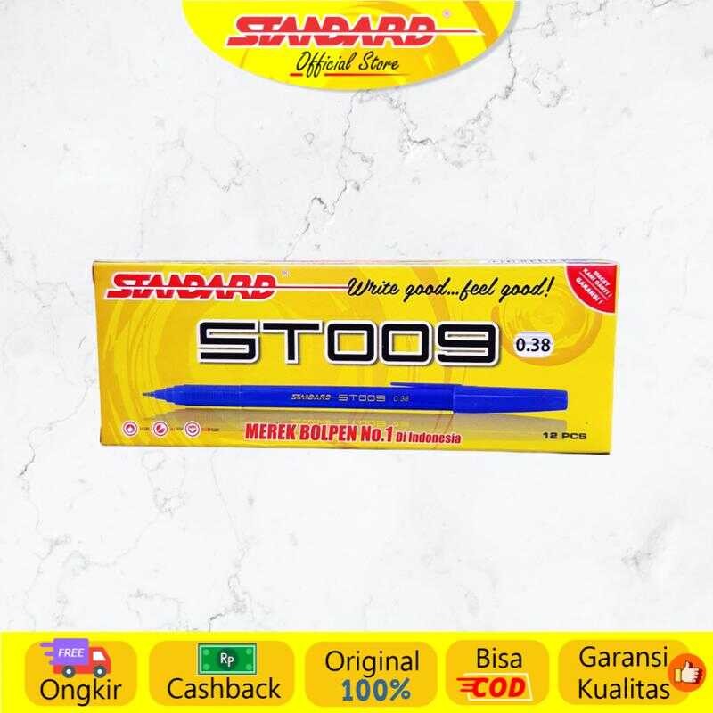 

Standard - Pulpen ST009 Ceramic Ball 0.38 0.5 ( Alat Tulis Pen Ballpoint / Pena )