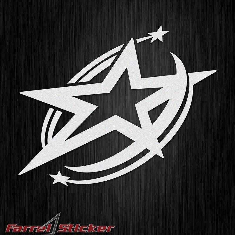 

Stiker Swoosh Sticker Bintang 8 X 6,5 cm