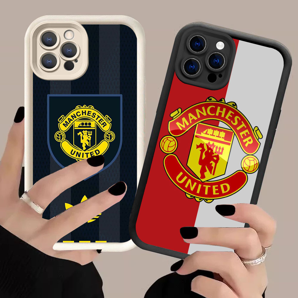 DR-20 Manchester United Soft Casing untuk iPhone 14 15 Pro Max