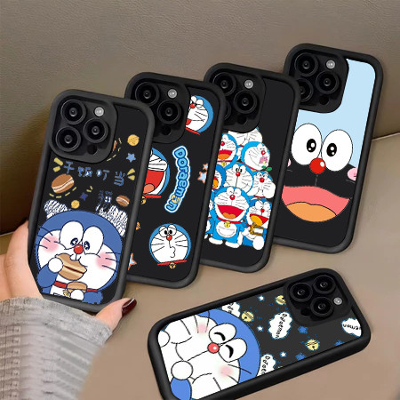 Doraemon Casing untuk OPPO C2 A1K A5 C2s A3S A12E 2018 Shell silikon lunak