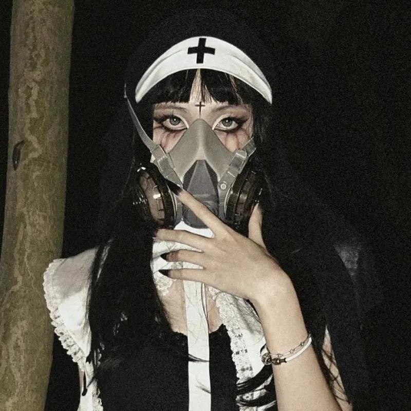 2d cos topeng masker gas setengah wajah mao niang anti-formaldehyde dan biokimia dekorasi cat sempro