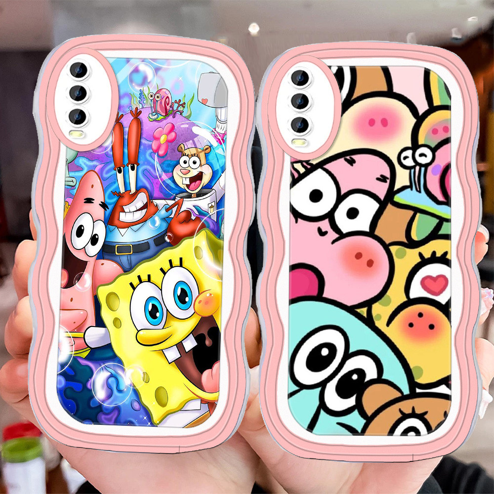 D-42 Spongebob Transparan Casing untuk VIVO Y20s Y12s Y11s Y20i Y20 Y20g S1 Pro Y12a Case