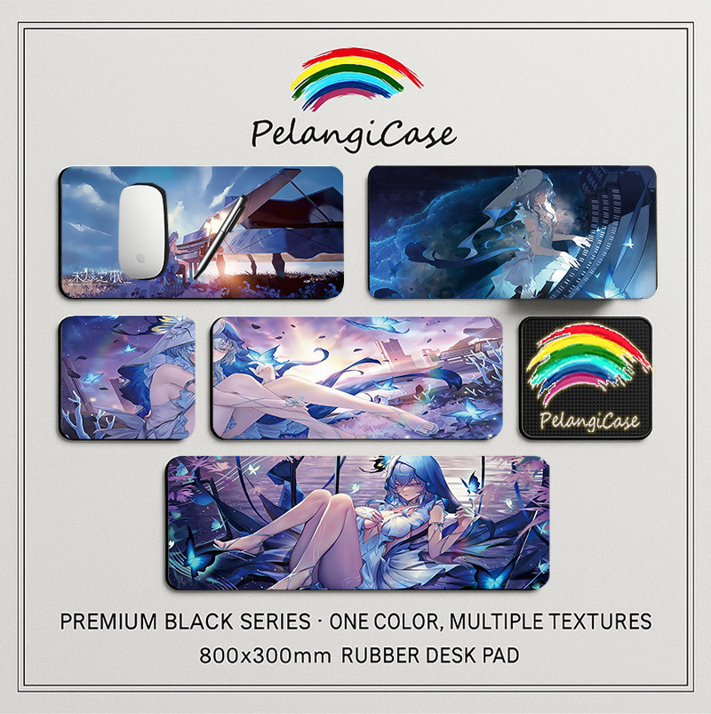 PelangiCase Slip-Resistant Anime Mousepad Gaming DeskMat Custom Karet Cartoon Style
