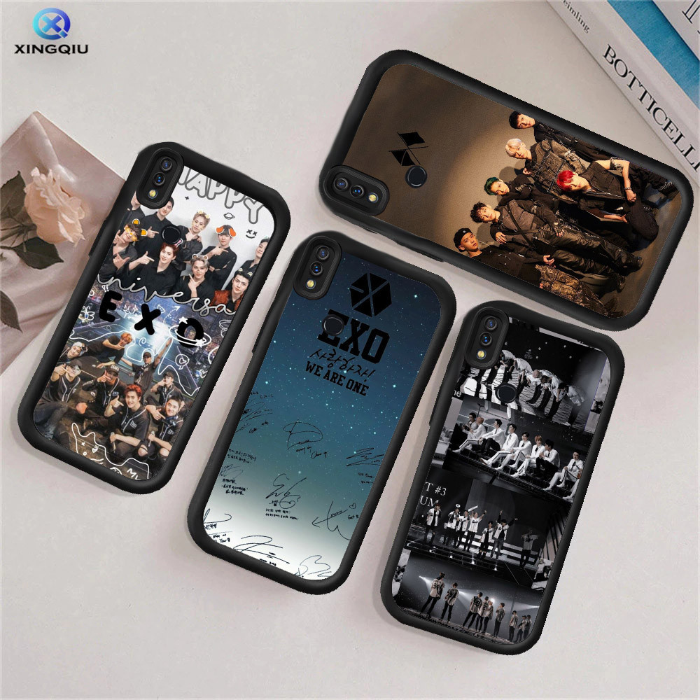 EXO Hp Clear Plating Casing untuk Samsung A73 A33 A12 A30s A7 A53 A13 Core A52S A52 A04s M02 A32 A22