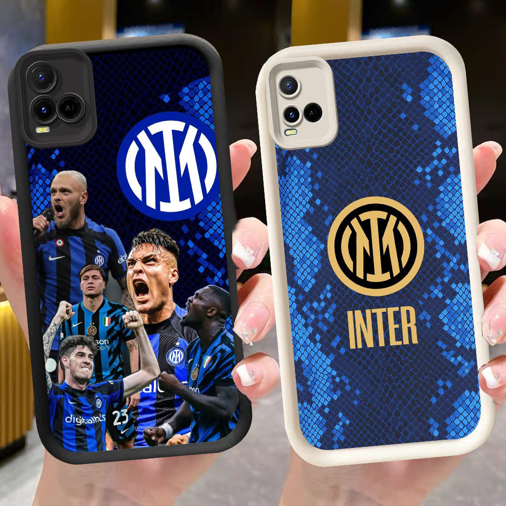 BM-10 Inter Milan Casing HP Untuk VIVO V20 Y33s Y21t Y75 Y21 V23 Y21s Y21e V23E Pro