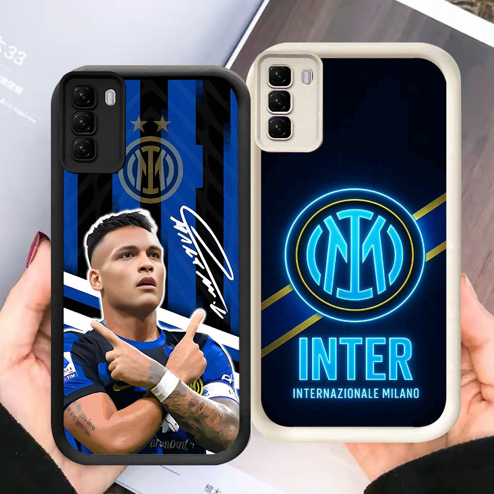 BM-10 Inter Milan Casing HP Untuk Infinix Tecno Camon Spark 40 ITEL City 100 S26 Ultra HOT 60 Pro Pl