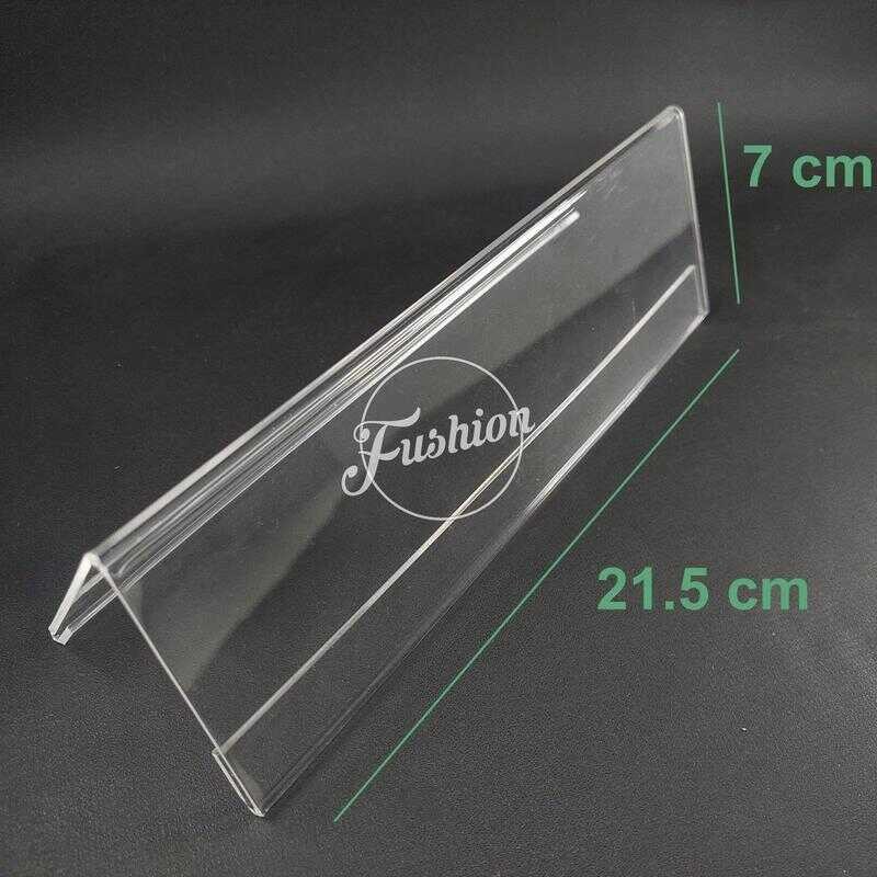 

Akrilik Nama Meja Panitia uk 21.5x7cm Acrylic Desk Board Name Segitiga 2sisi