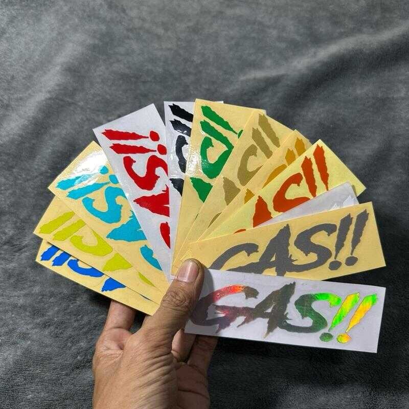 

Stiker gass ukuran 12 x 4 cm Paper
