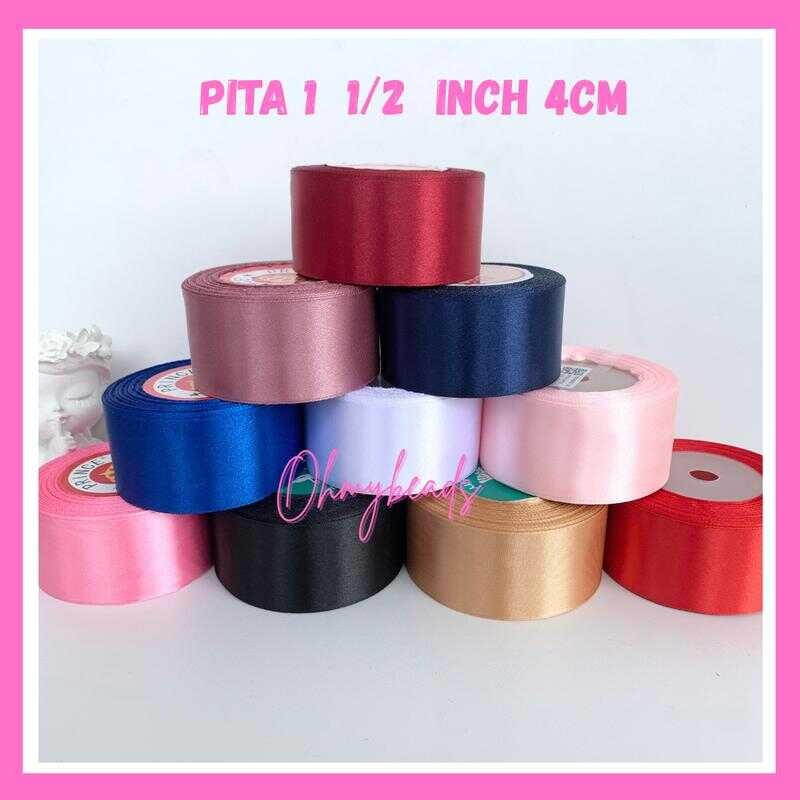 

1.5 Perroll 20yard 4cm - Satin 1 1/2 inch / Pita Bucket Bunga