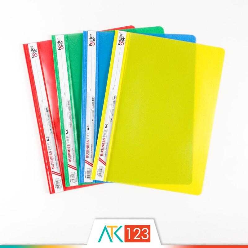

Business File Map Bisnis / Snelhecter Plastik A4 Folder One