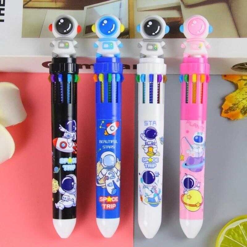 

Pulpen Karkater Astronot dan Beruang Bolpoin 10 Warna Karakter Lucu Biru