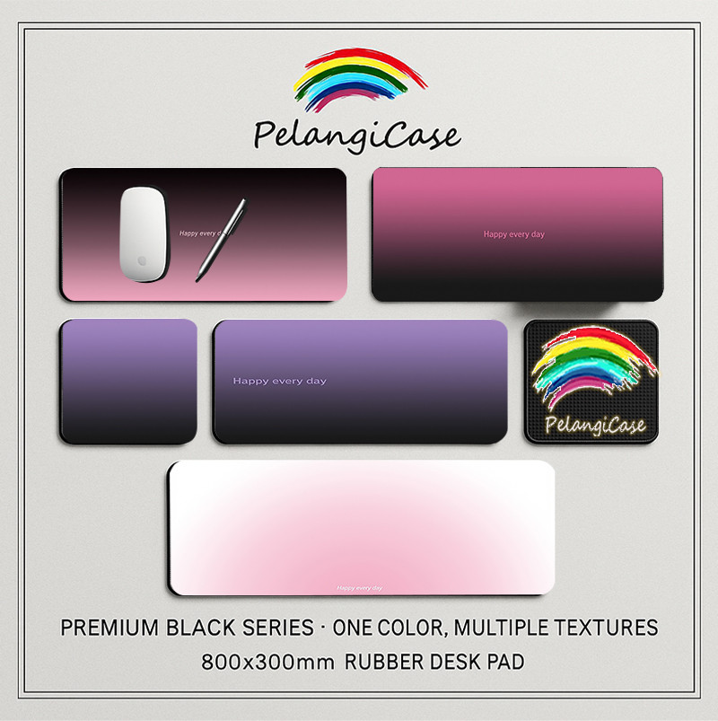 PelangiCase Anti-Slip Mousepad Custom Gaming Anime Desk Mat Karet Large Size