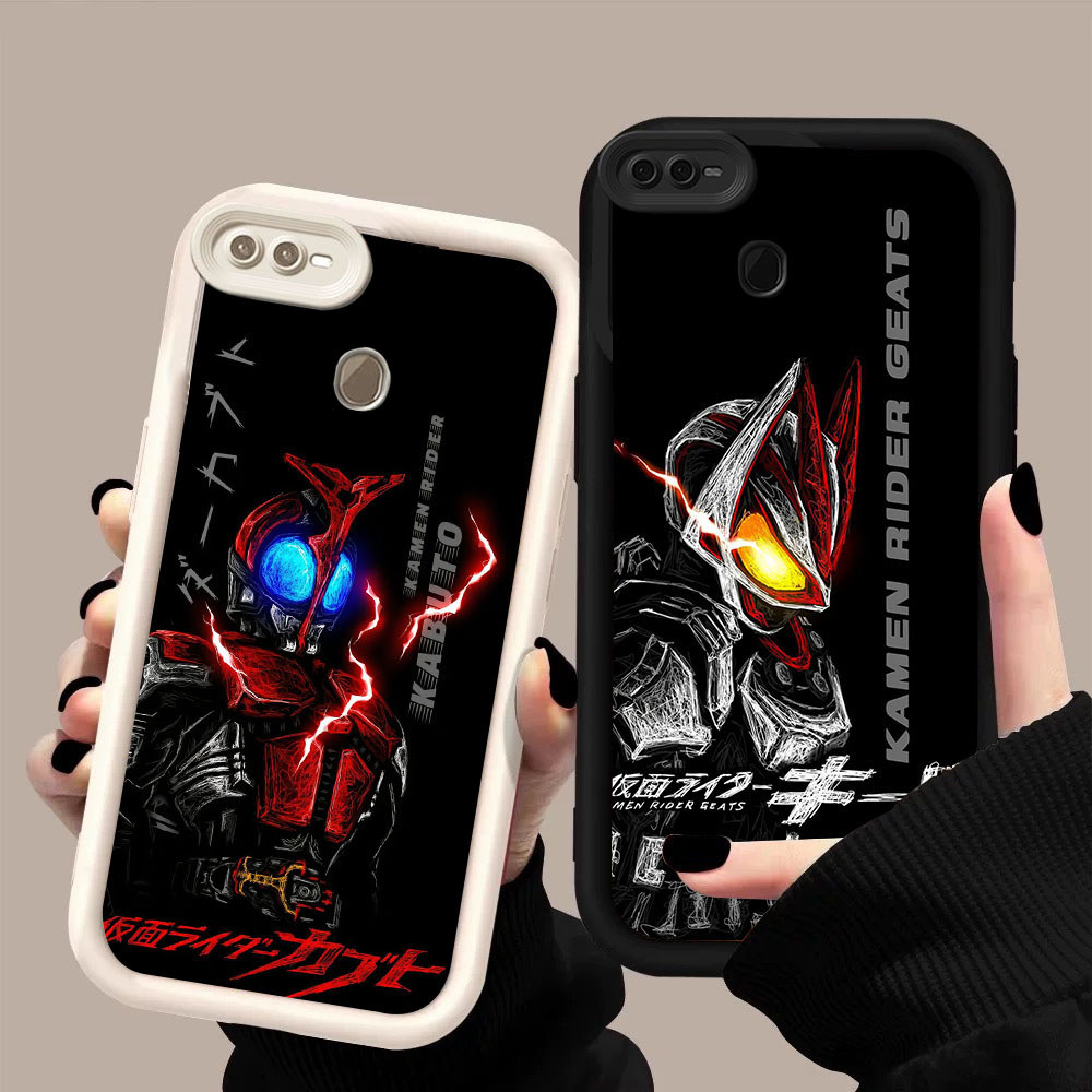 BM-13 Kamen Rider Murah Casing HP TPU Anti Gores OPPO A7 A5S A12 A12s F7 F9 F25 Pro