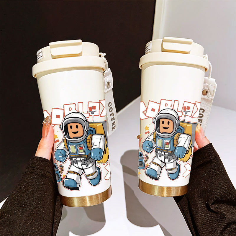 Tumbler Roblox Game  500ml Stainless Steel 316 Portable Botol Minum Simple Stylish & Aesthetic Denga