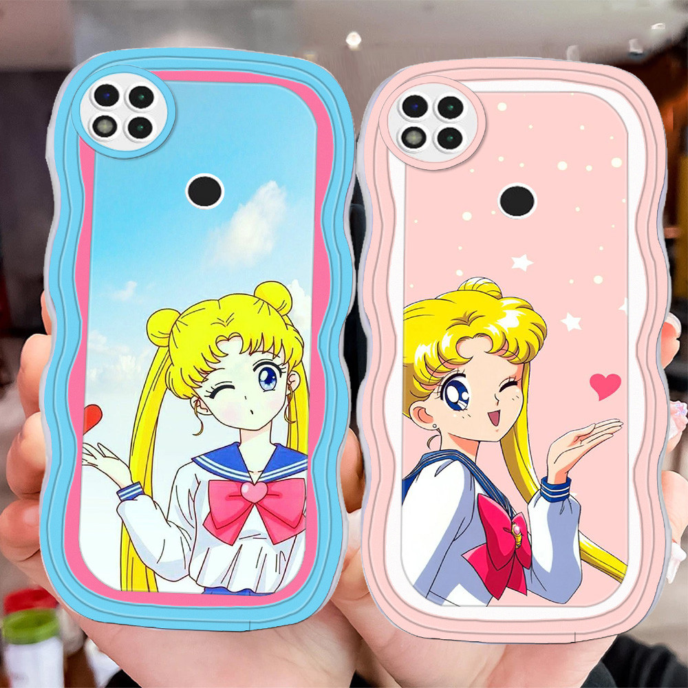 D-25 Sailor Moon Transparan Casing untuk Xiaomi Redmi POCO C31 9T C40 M3 9A 9C 10C Pro Case