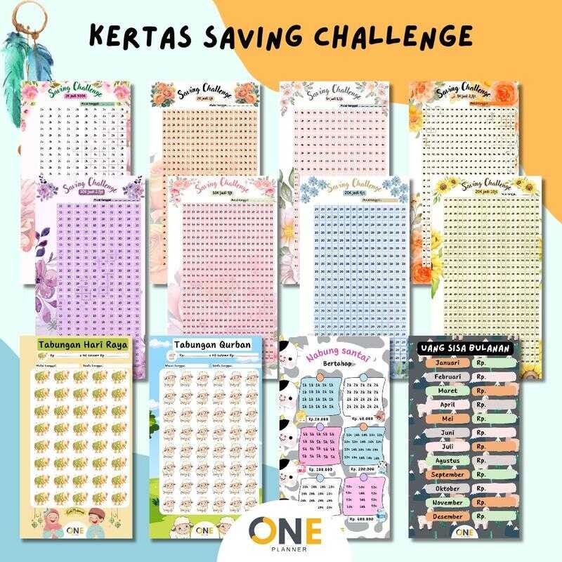 

KERTAS PREMIUM MENABUNG SAVING CHALLENGE