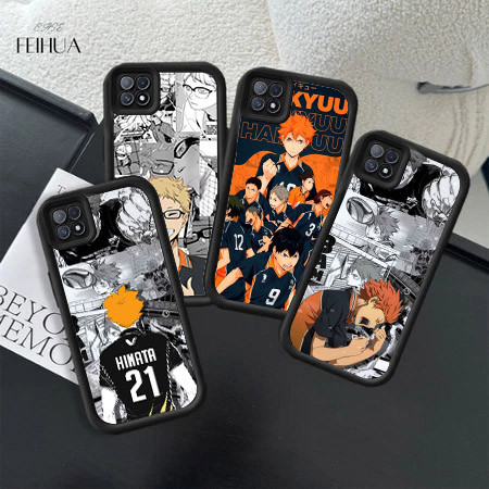 Haikyuu Anime Hp Clear Plating Casing untuk OPPO Reno Narzo F25 A60 A17K N55 10 A17 11 A57 A98 A78 F