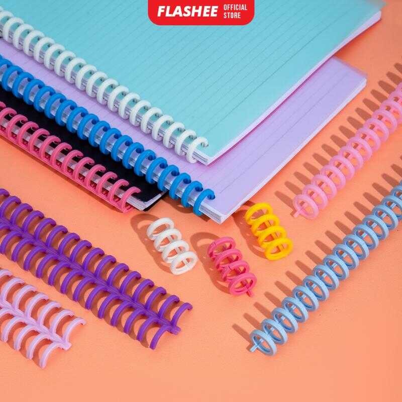 

Flashee Ring DIY Spiral Binder Loose Leaf Binding Strip Stationery