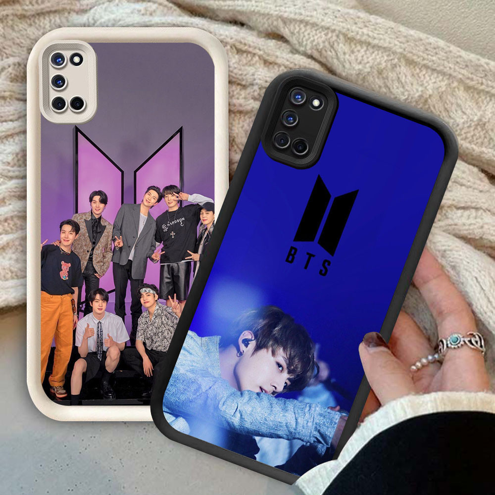 YS-29 BTS ARMY Soft Silicone Casing untuk OPPO A92 A94 A55 F19 A74 A52 F19S A95 A72
