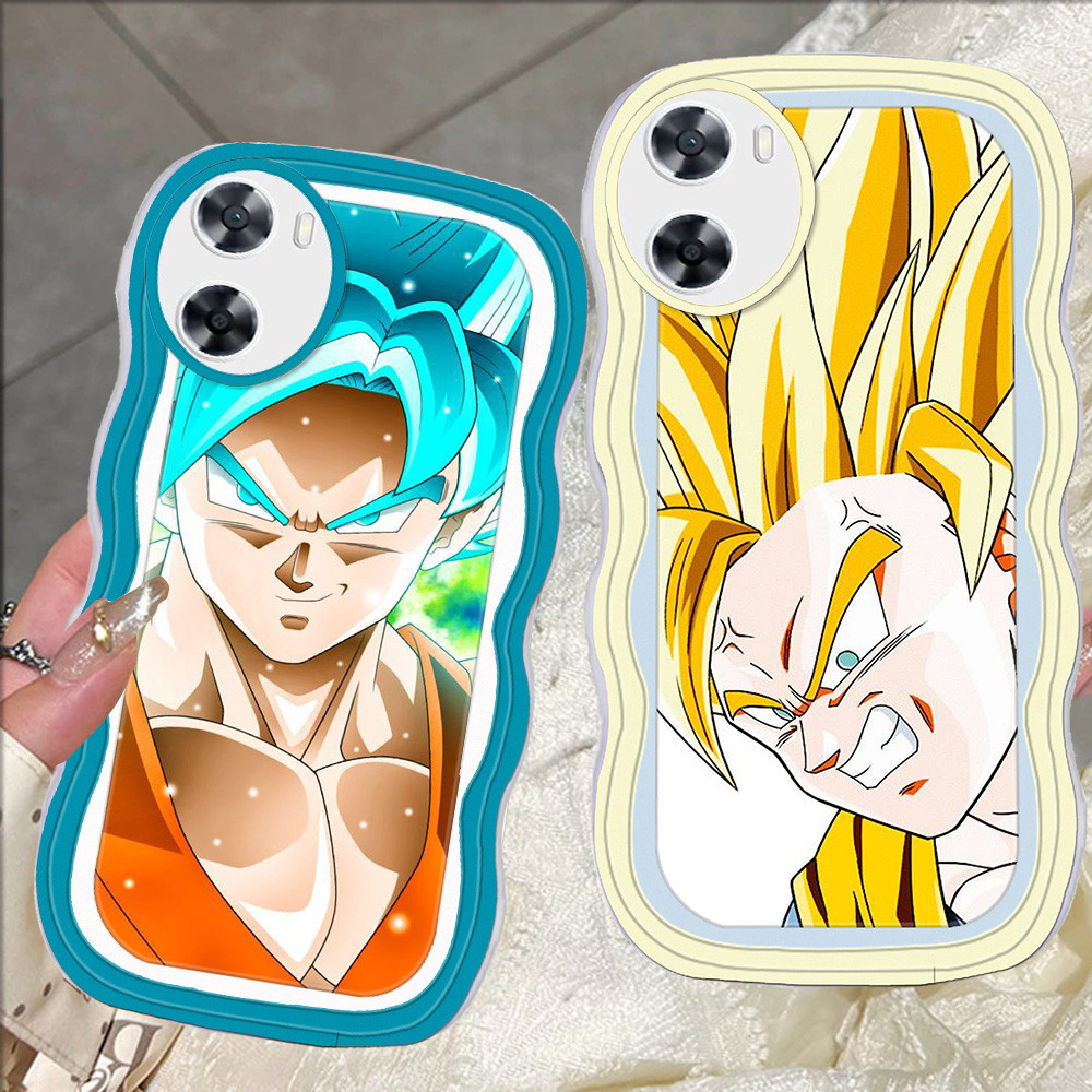 D-77 Goku Dragon Ball Transparan Casing untuk OPPO A57e A57s A77s A76 A77 A36 A57 5G Case