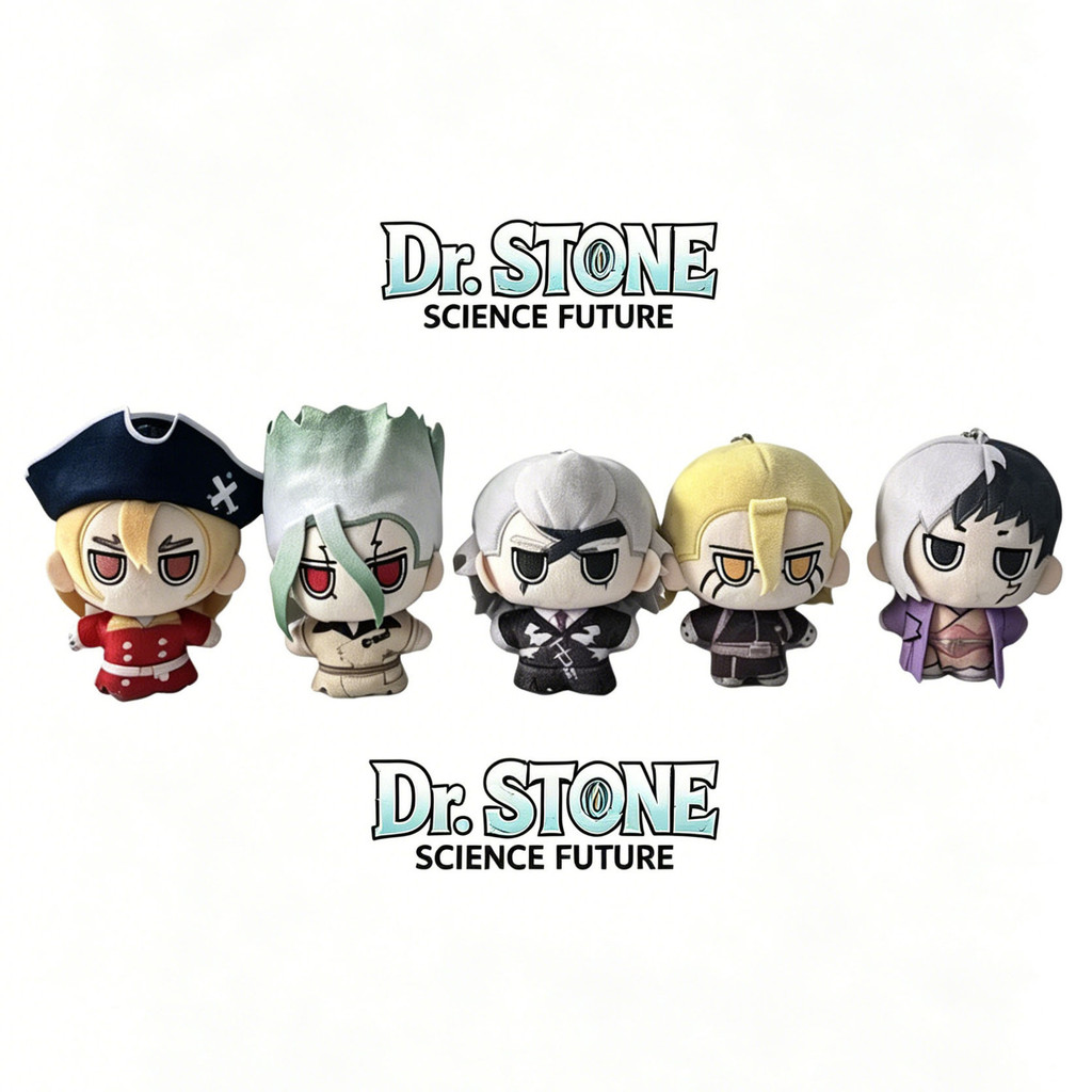 Boneka  Mainan Anak Produk Baru  Dr. STONE SCIENCE FUTURE Plush Merchandise Animasi Zaman Batu Berku