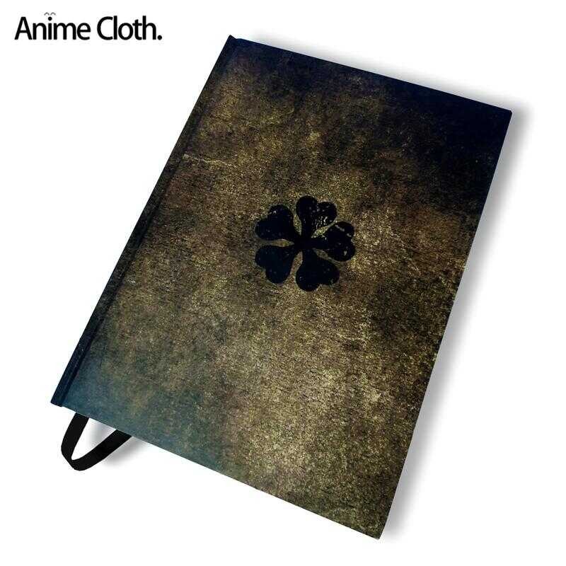 

Notebook Buku Catatan Asta Grimoire Black Clover Anime Hardcover Agenda Diary Journaling Book Sketchbook Custom Nama