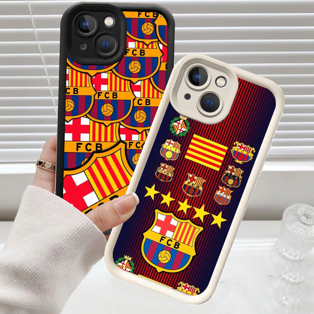 CH3 Barcelona Lembut Casing untuk Tecno Spark GO2 GO1S GO 30C 2023 2024 Camon 40 12 GO1 Kasus Protek