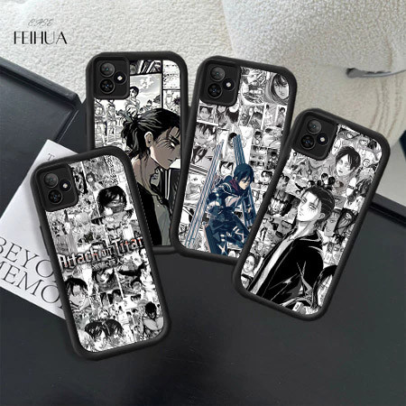 Attack on Titan Hp Clear Plating Casing untuk VIVO V9 Y95 Y30 Y50 Y17 Y91i Z1 Y81S Y66 Y12 Y93 V15 Y