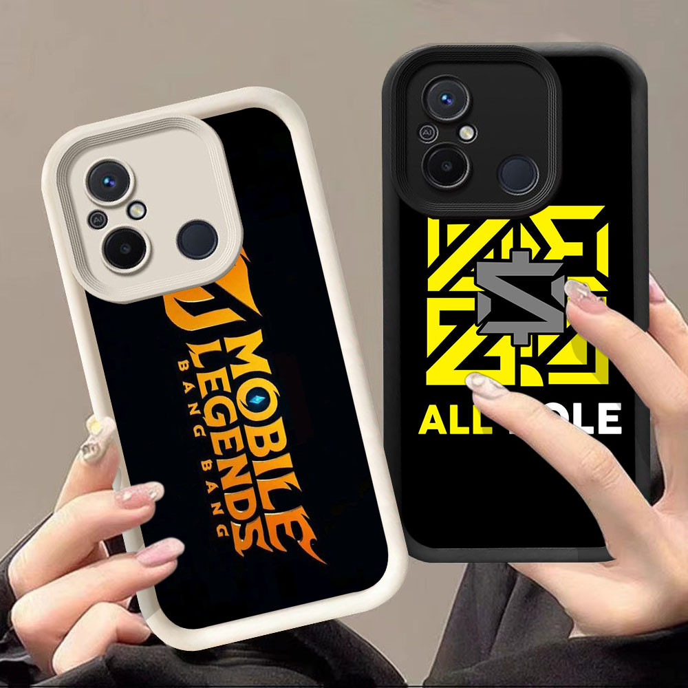 Lembut Casing untuk Xiaomi Redmi POCO 9C C31 10C C55 12C Kasus CF40 Mobile Legends