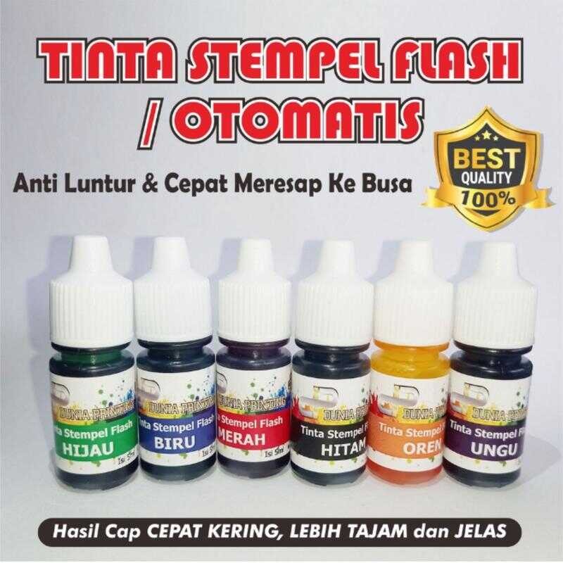 

Tinta Stempel Flash Otomatis Anti Luntur Stample I Stampel Cairan
