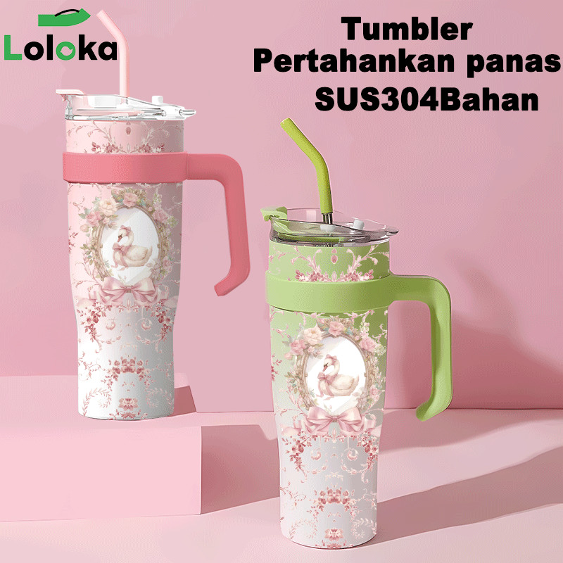 Tumbler Jumbo 1200ML Stainless Steel 304 Termos Air Panas Dingin Double Wall Kapasitas Besar 40BQQQ0